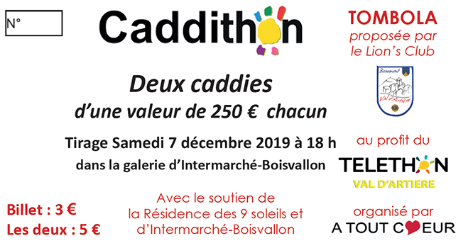 Caddithon : les gagnantes sont …