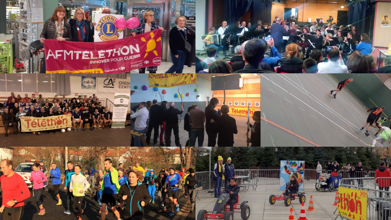 Le Téléthon 2019 : la mobilisation est là sur tous les terrains