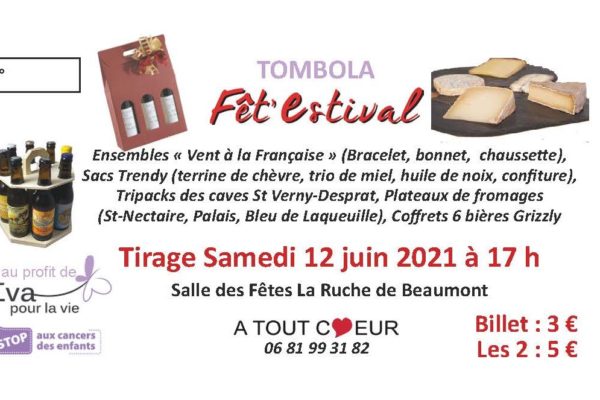 Tirage au sort de la tombola de Fêt’Estival 2021