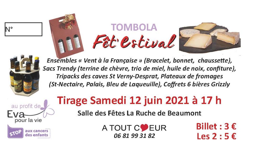 Tirage au sort de la tombola de Fêt’Estival 2021